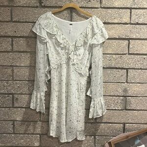 Free People Ruffle Flow Dress